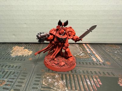 USED WARHAMMER 40K BLOOD ANGELS TERMINATOR CAPTAIN #3