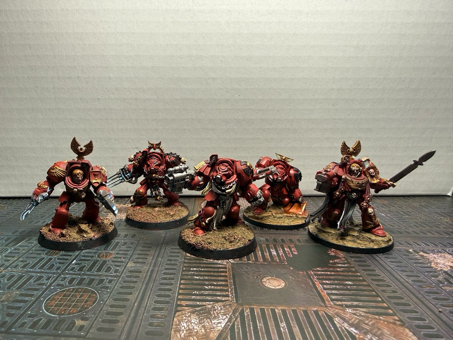 USED BLOOD ANGELS SPACE MARINE TERMINATOR