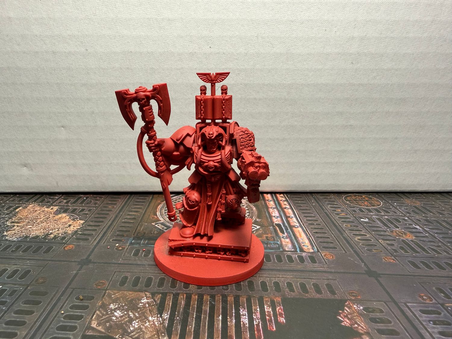 USED WARHAMMER 40K BLOOD ANGELS TERMINATOR LIBRARIAN #1
