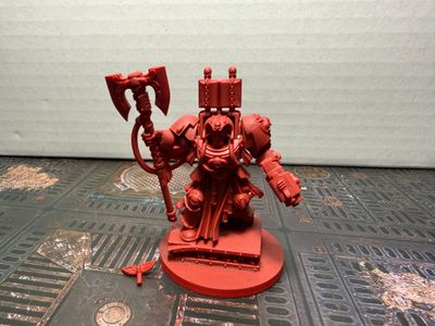 USED WARHAMMER 40K BLOOD ANGELS TERMINATOR LIBRARIAN #2