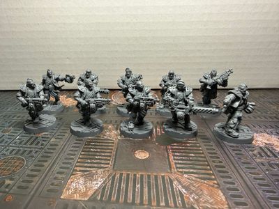 USED WARHAMMER 40K NECROMUNDA ORLOCK GANG #2