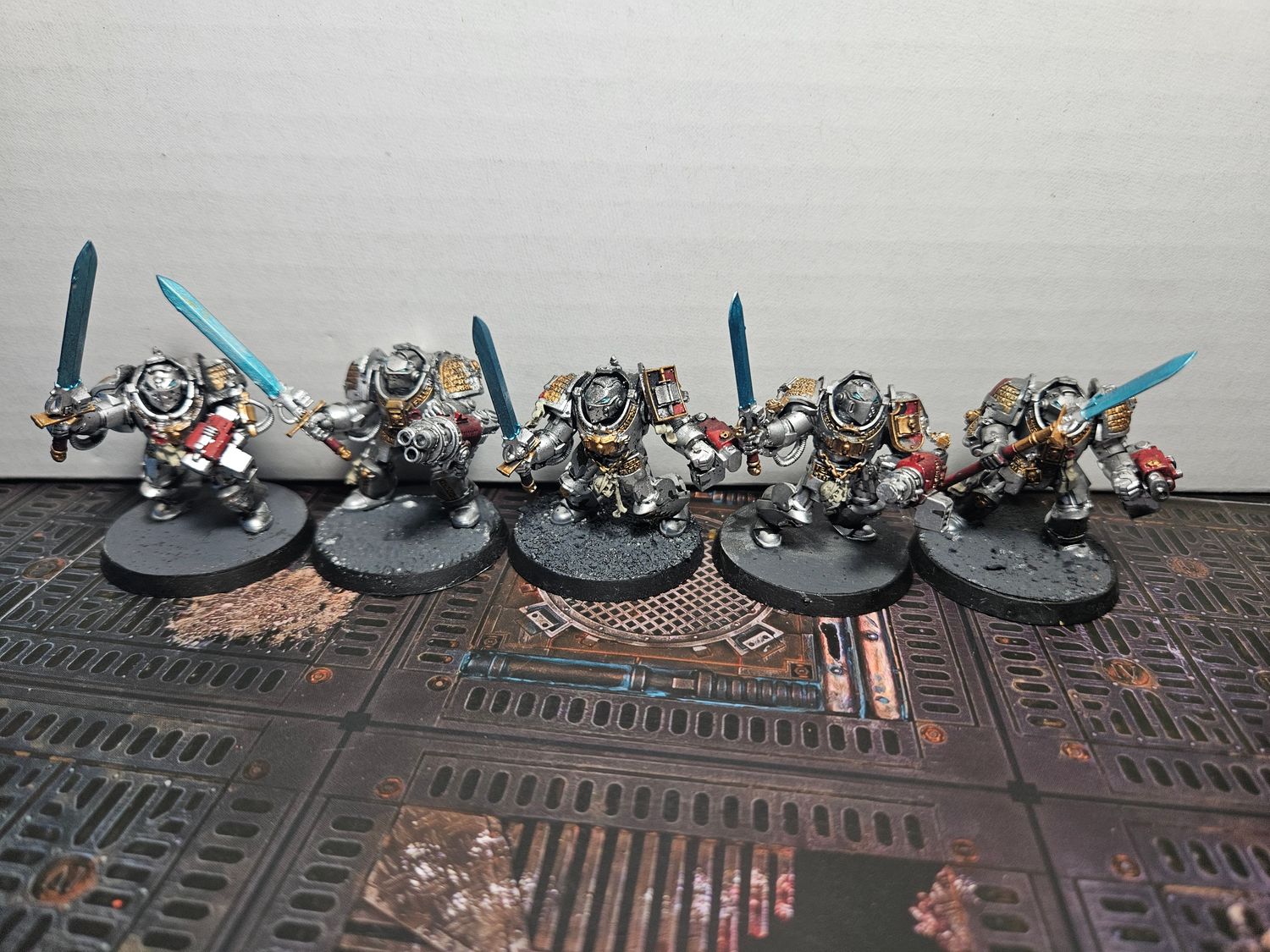 USED WARHAMMER 40K GREY KNIGHT Terminator squad