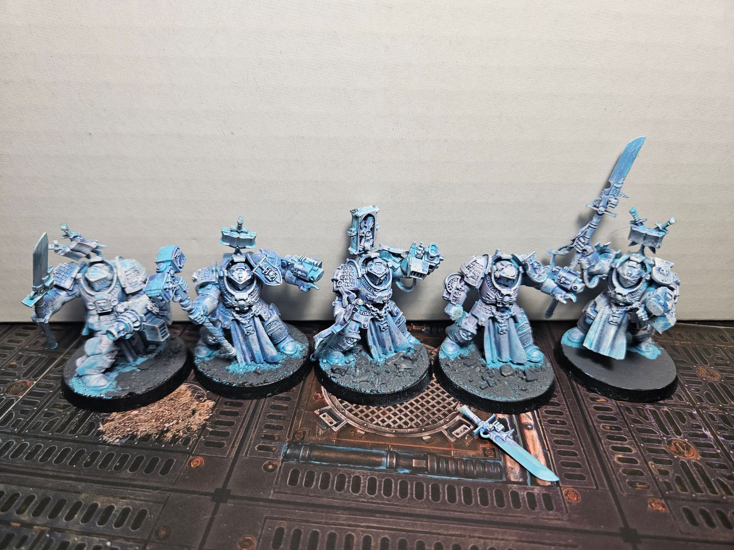 USED WARHAMMER 40K GREY KNIGHT Terminator Squad