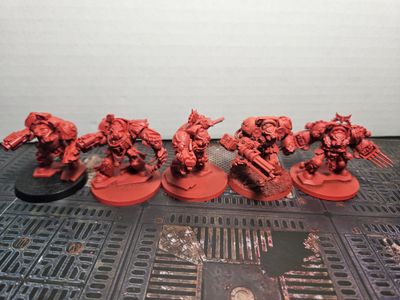 USED WARHAMMER 40K BLOOD ANGEL Terminator squad