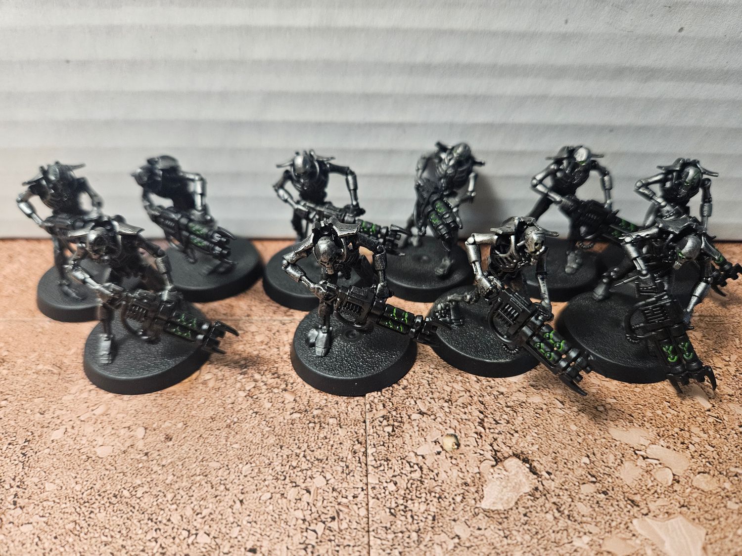 USED WARHAMMER NECRON Warriors with Gauss Reapers
