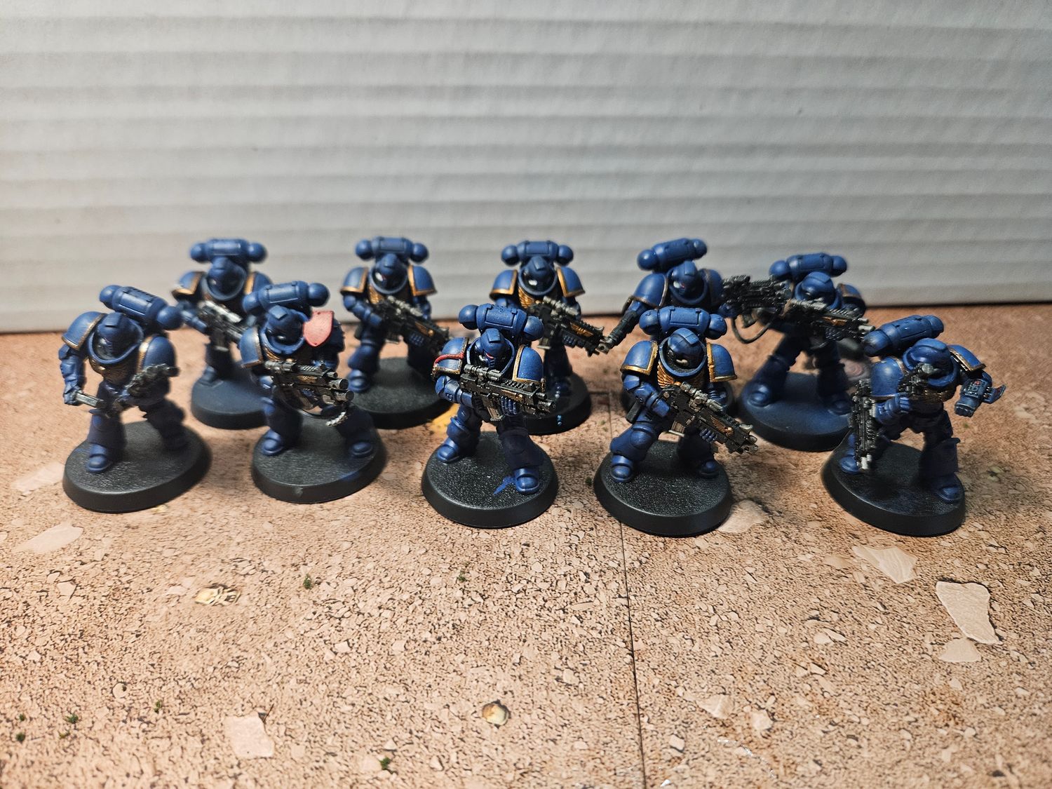 USED WARHAMMER SPACE MARINES intercessor squad