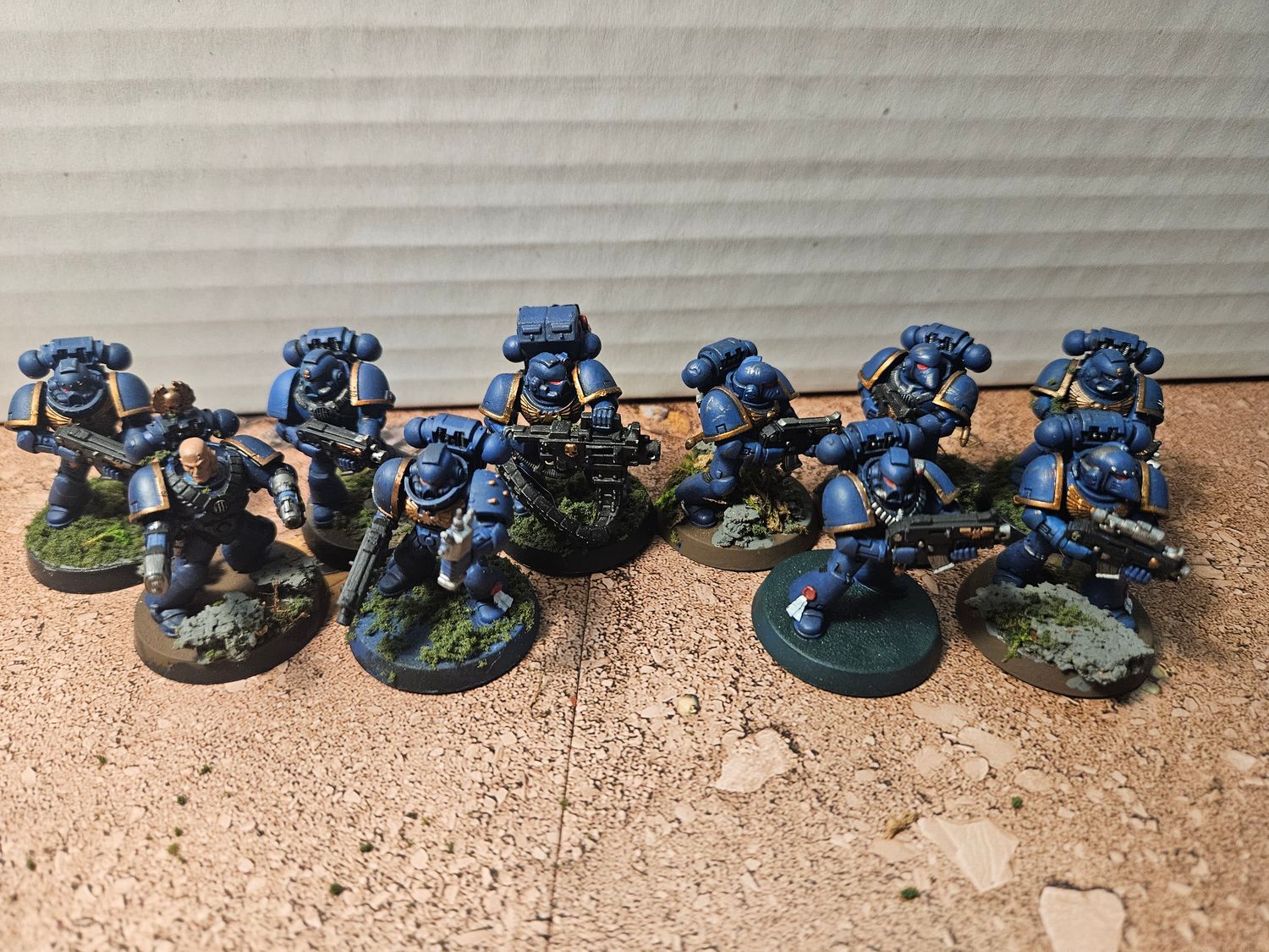 USED WARHAMMER SPACE MARINES tactical squad
