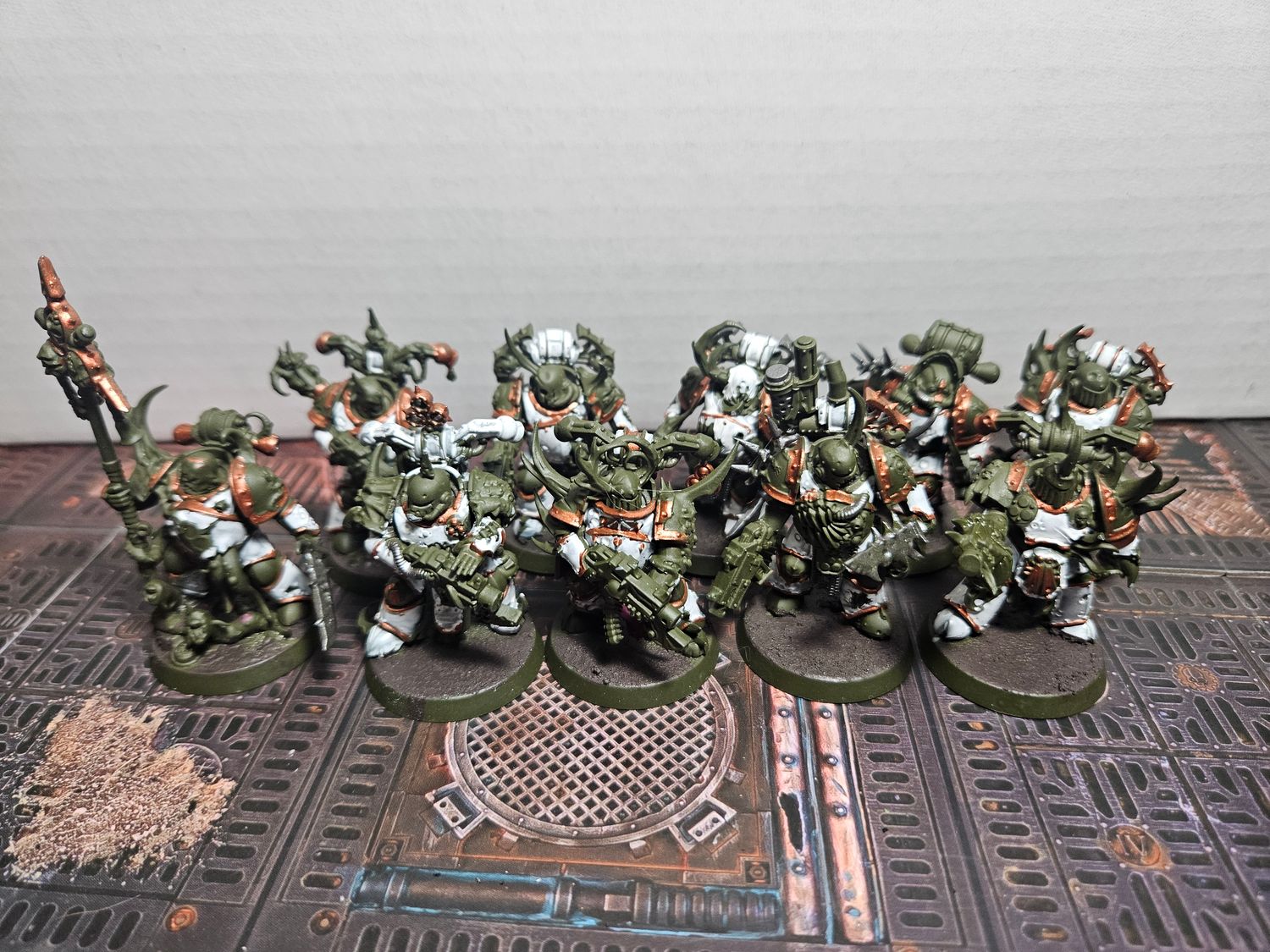 USED WARHAMMER DEATH GUARD: Plauge Marines