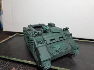 USED SPACE MARINE RHINO SALAMANDERS 