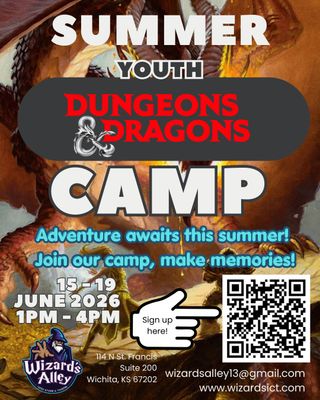 SUMMER YOUTH DUNGEONS &amp; DRAGONS CAMP