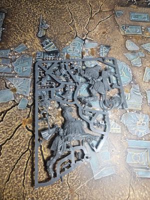 Stormcast Eternals: Lord Arcanum on Gryph Charger on sprue 