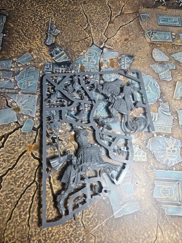 Stormcast Eternals: Lord Arcanum on Gryph Charger on sprue 