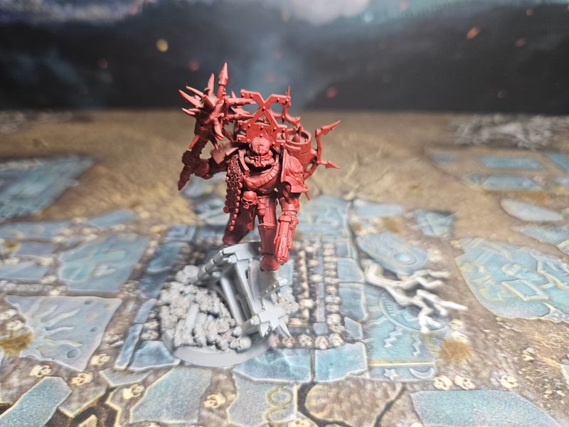 Chaos Space Marines: Custom lord with Jump pack