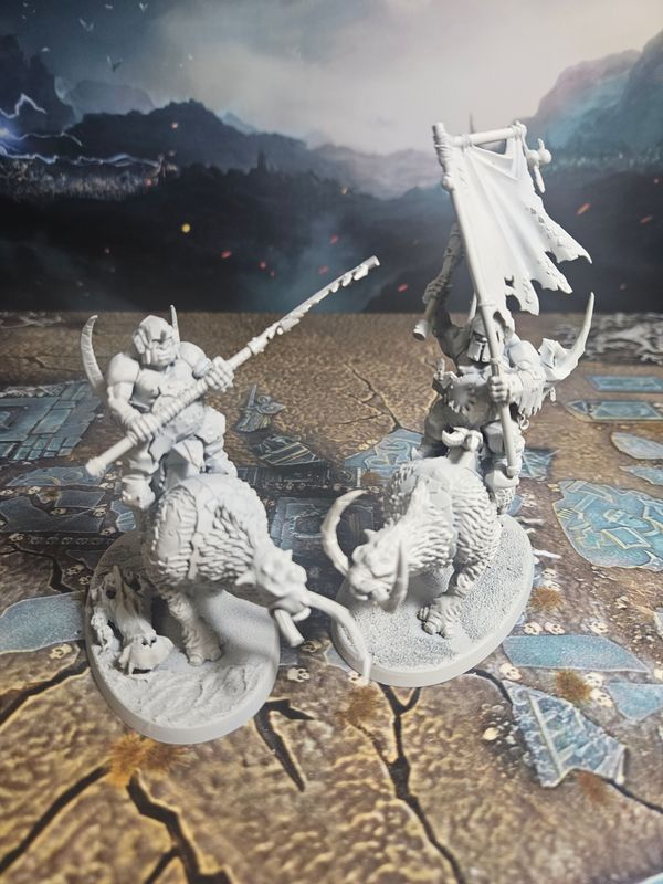 Ogre Kingdoms: Mournfang Pack 5