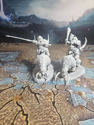 Ogre Kingdoms: Mournfang Pack 3