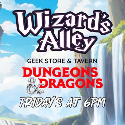 Wizard's Alley Friday Night D&amp;D: Crow Wizard Table