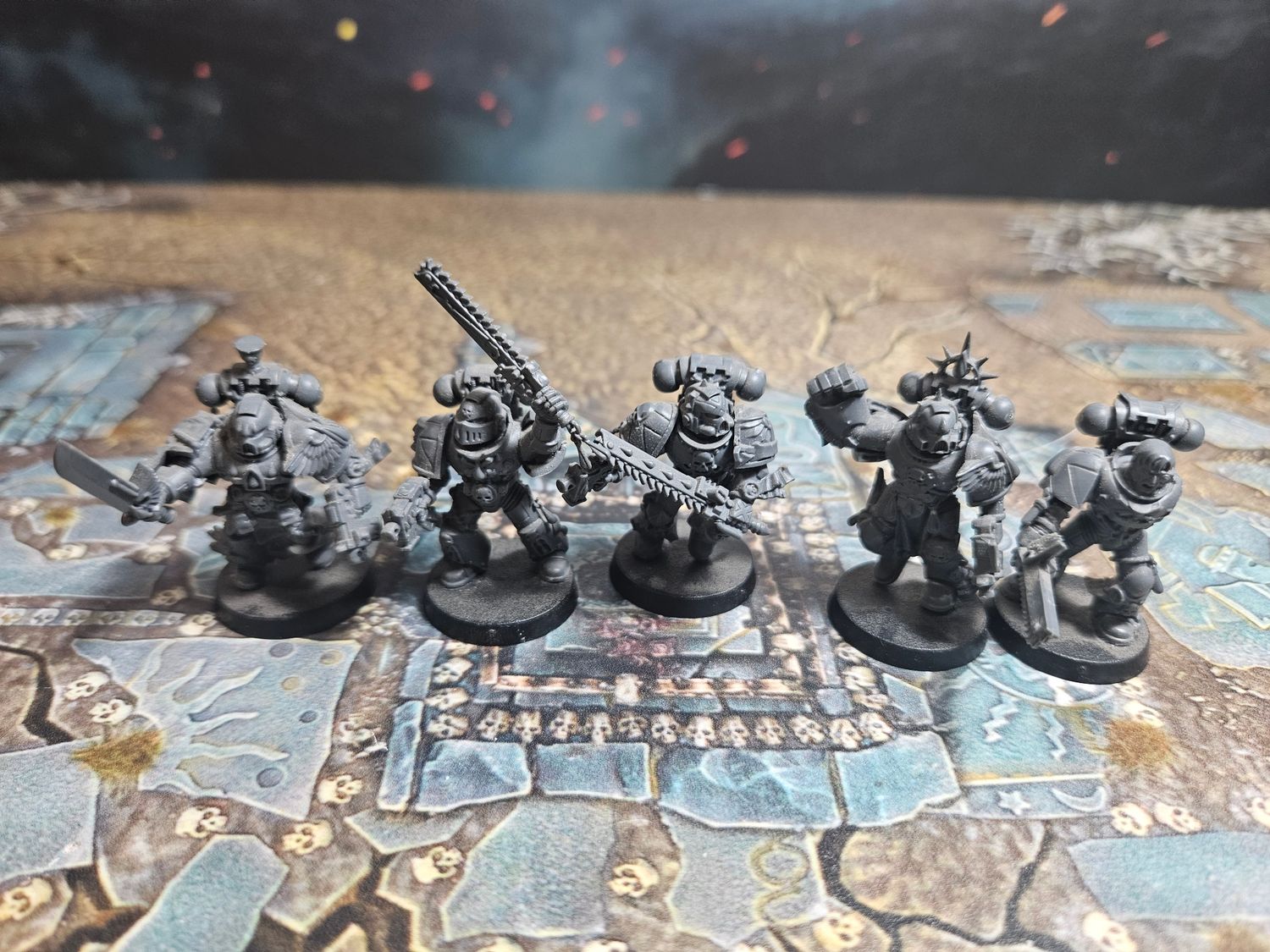 40k Space Marines: OOP Blood Angel Marines