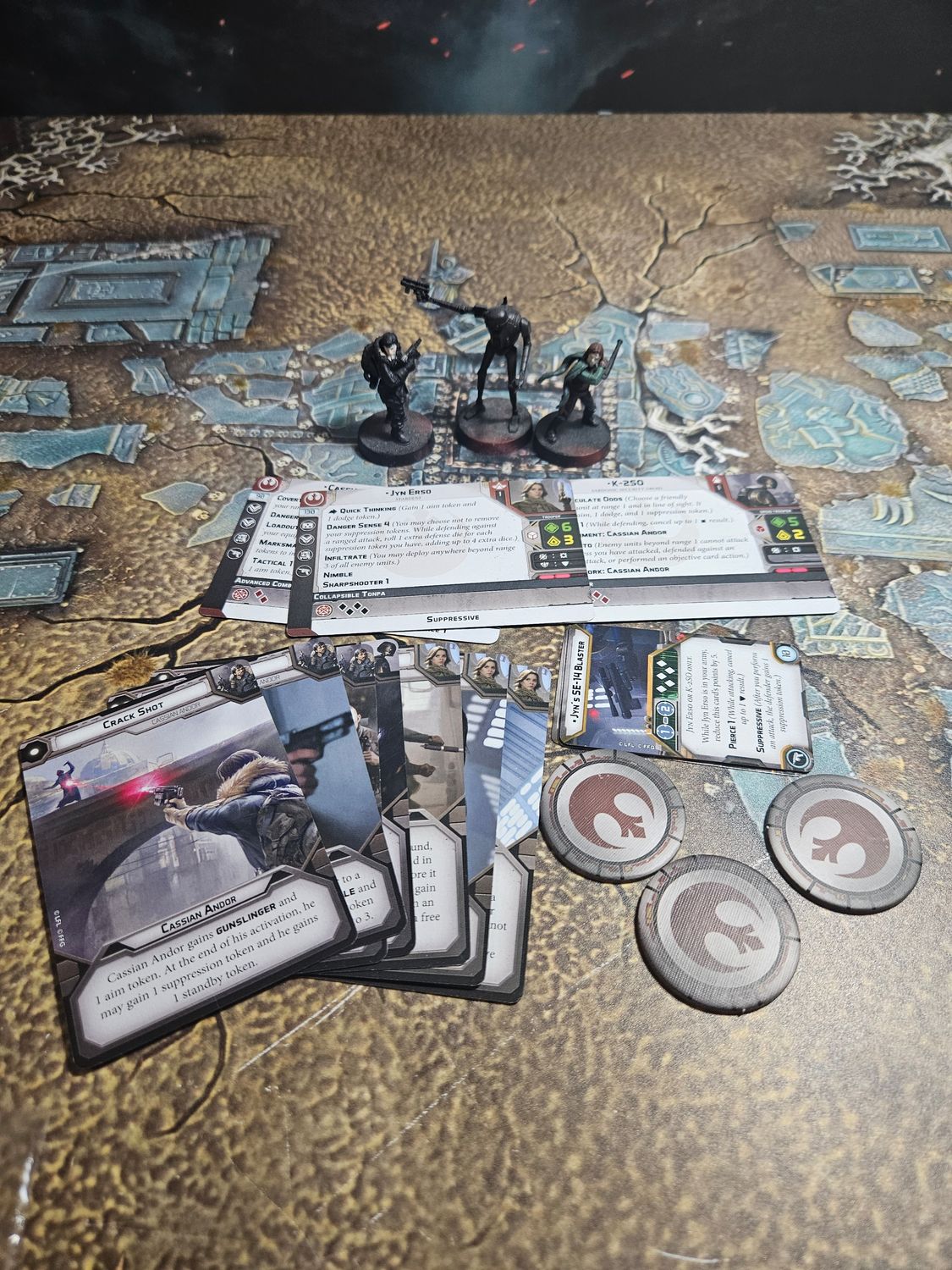 StarWars Legion: Cassian, Jyn, K-250