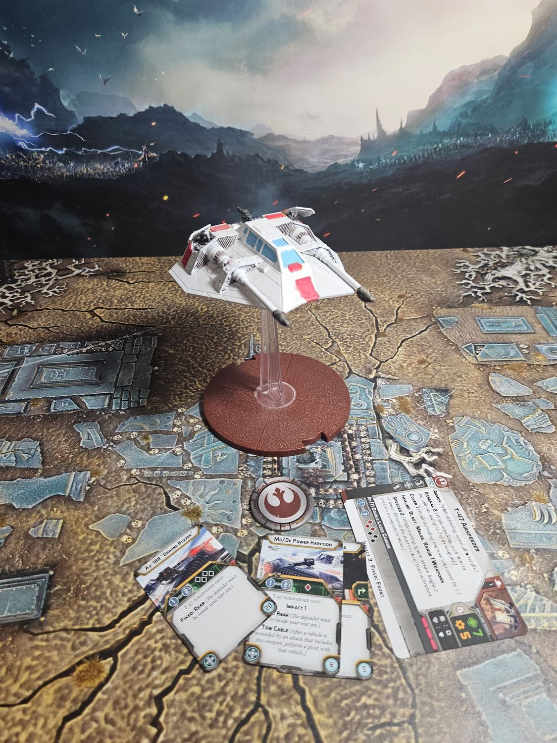 StarWars Legion: T47 speeder