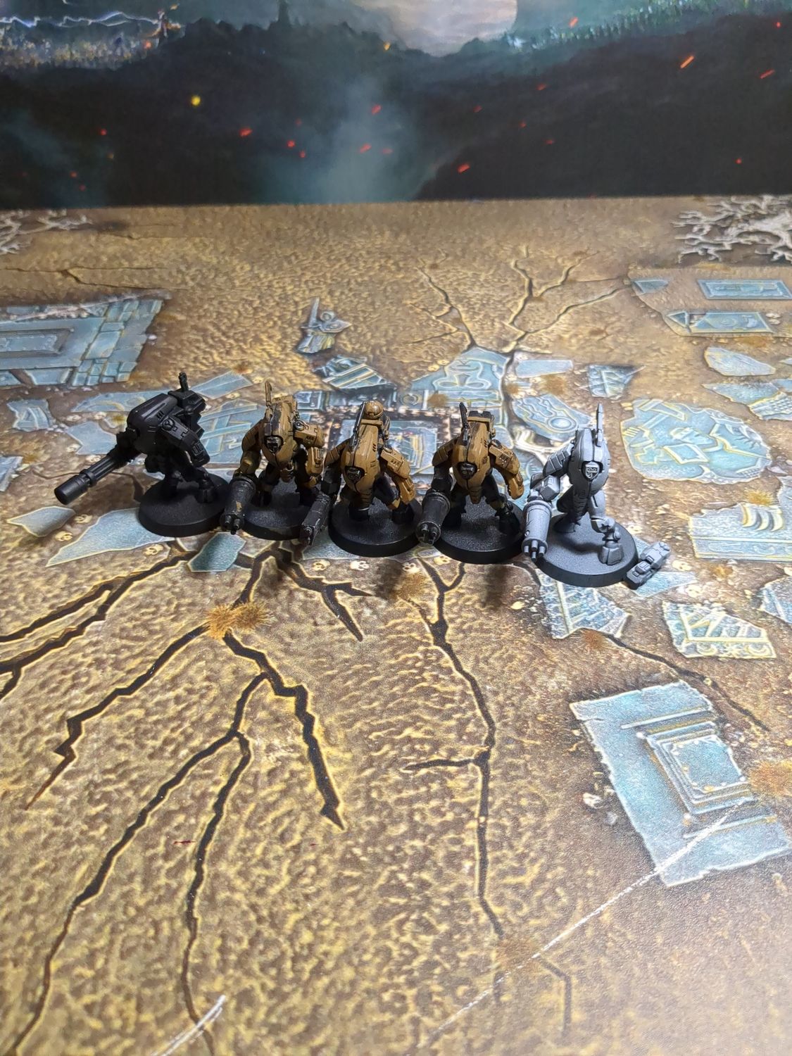 USED TAU STEALTH BATTLESUITS #1