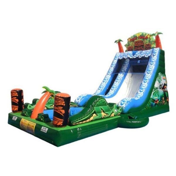 1. Tiki Falls Slide With Detachable Pool