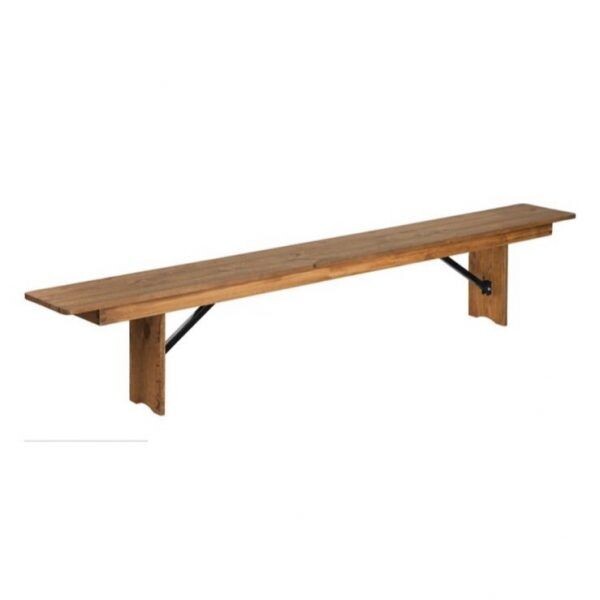 Rustic Folding Farm Bench