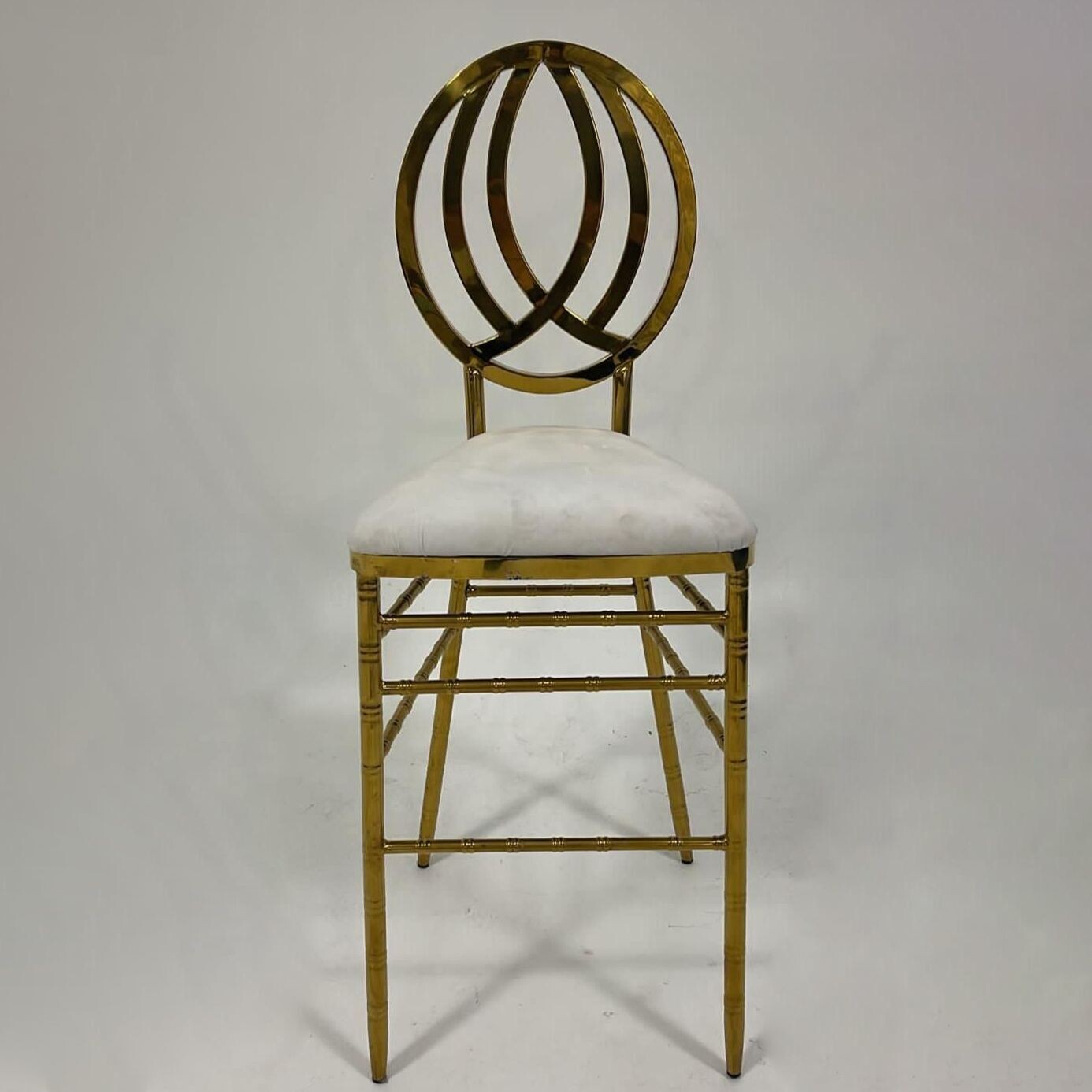 Barstool Double infinity - Metal Gold