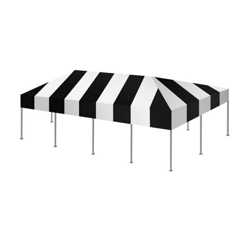 Tent - Black - White