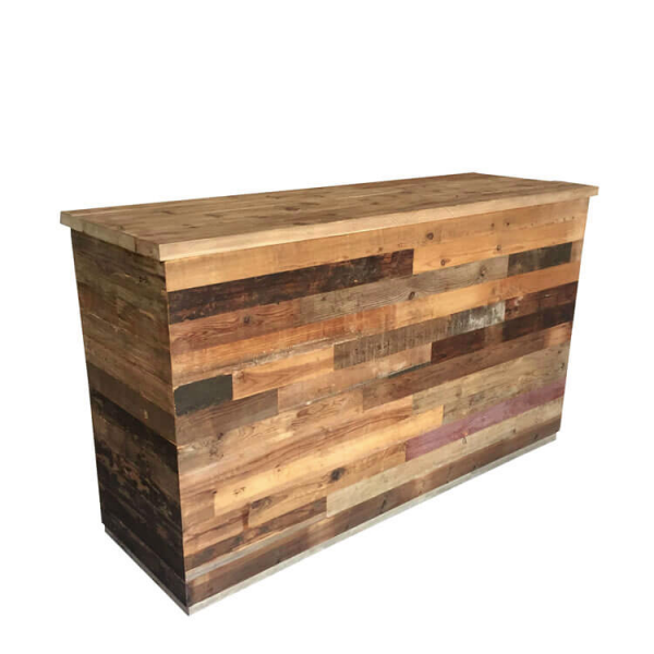 Woden Bar Natural Wood