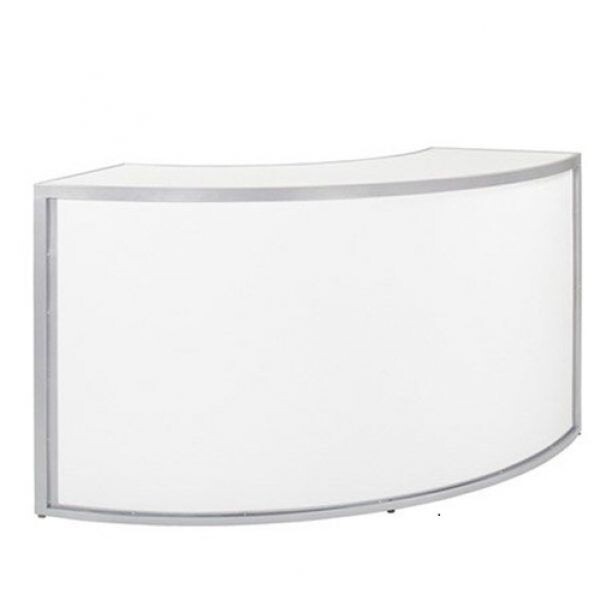 Curve Acrylic White Bar