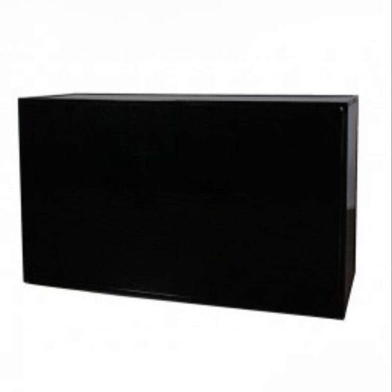 Black acrylic bar