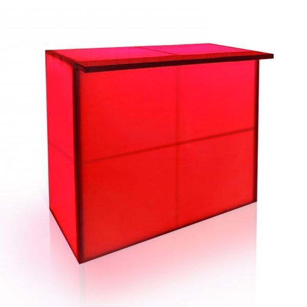 Red Illuminated Bar