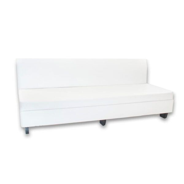 White Leather Sofa