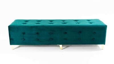 Green Esmeralda Velvet - Bench
