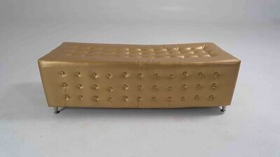 Gold Leather - Bench