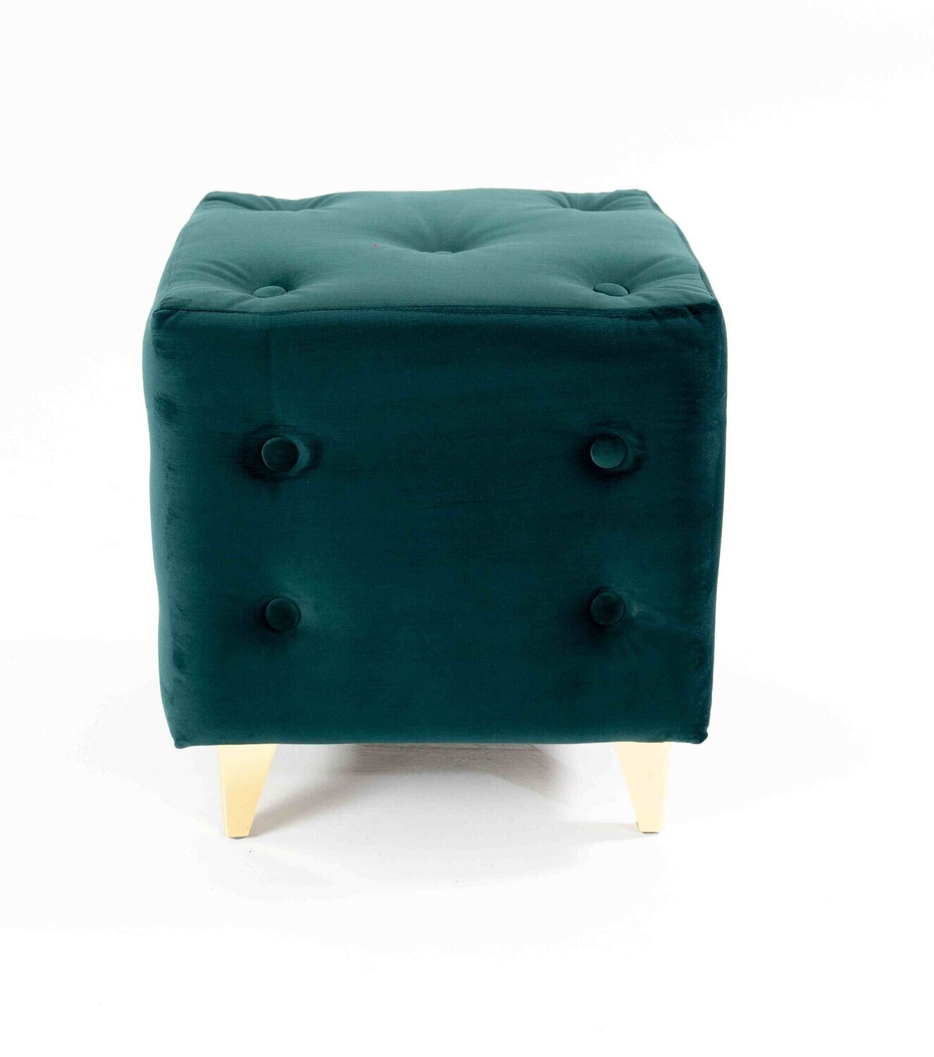 Green Esmeralda Velvet - Ottoman