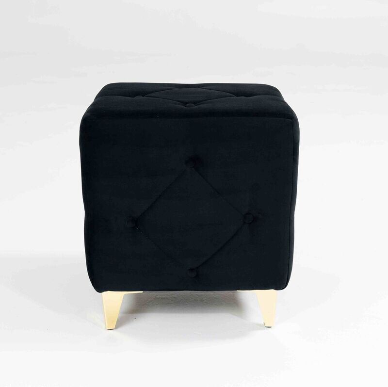 Black Velvet - Ottoman