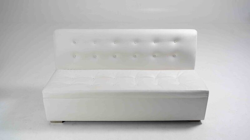White Leather - Sofa