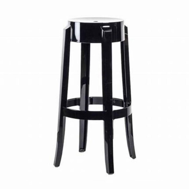 Barstool Ghost - No backrest - Clear