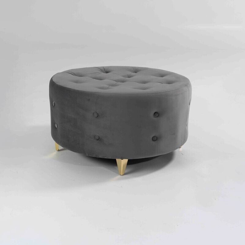 Dark Gray - Large Ottoman
