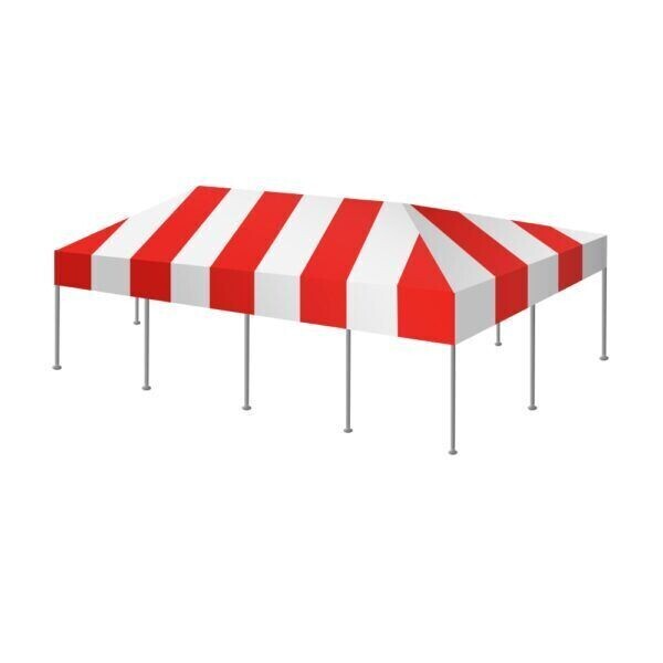 Tent - Red / White