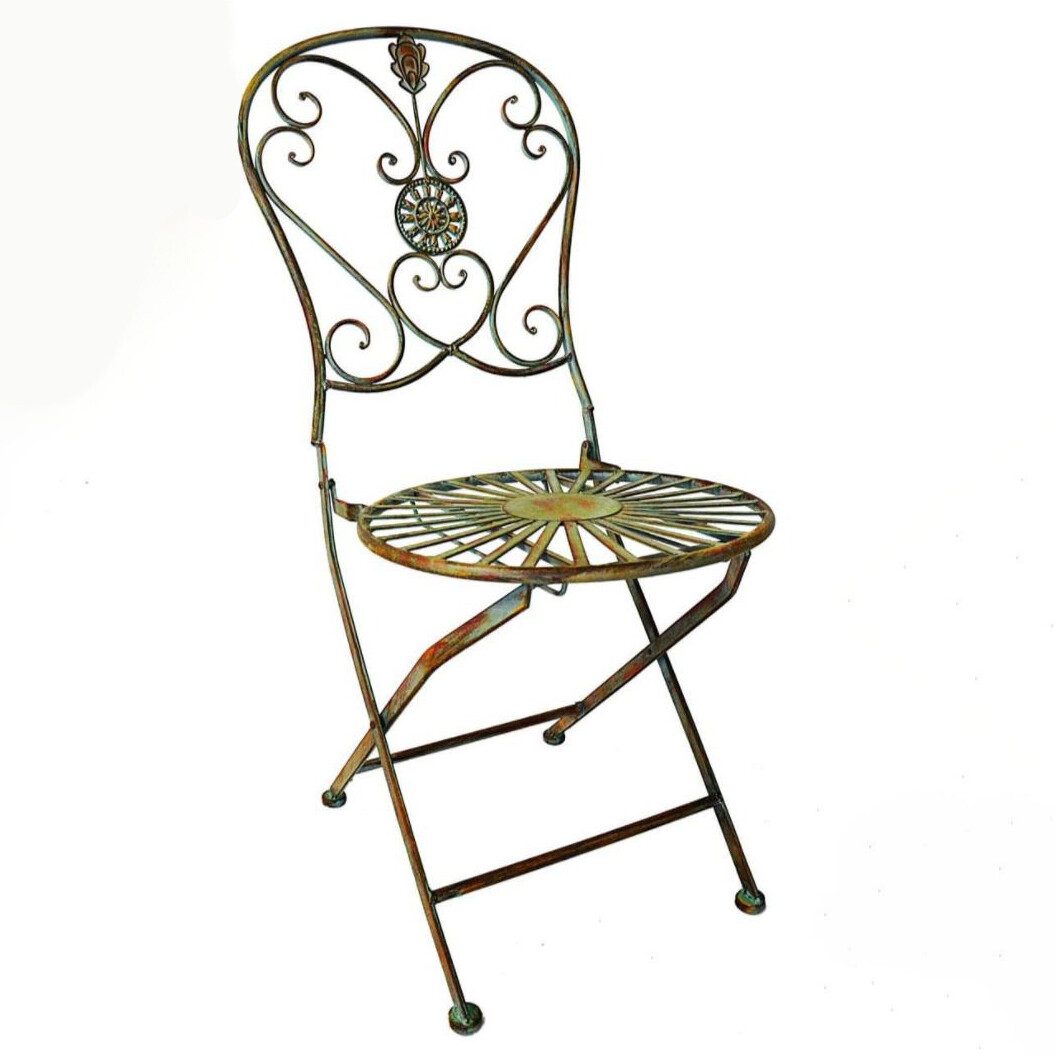 Spring folding chair
