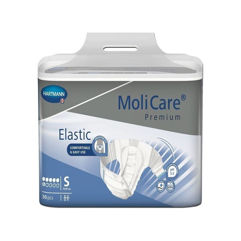 Molicare Premium Elastic 6 Drop Small 90&#39;s ( 3x30&#39;s)