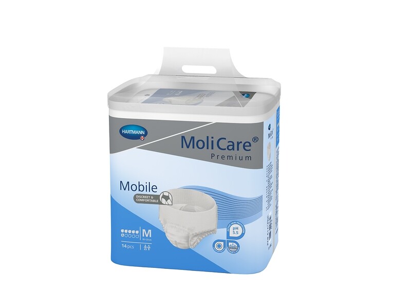 Molicare Mobile Pull- Up Pants Medium 56&#39;s ( 3x14&#39;s)