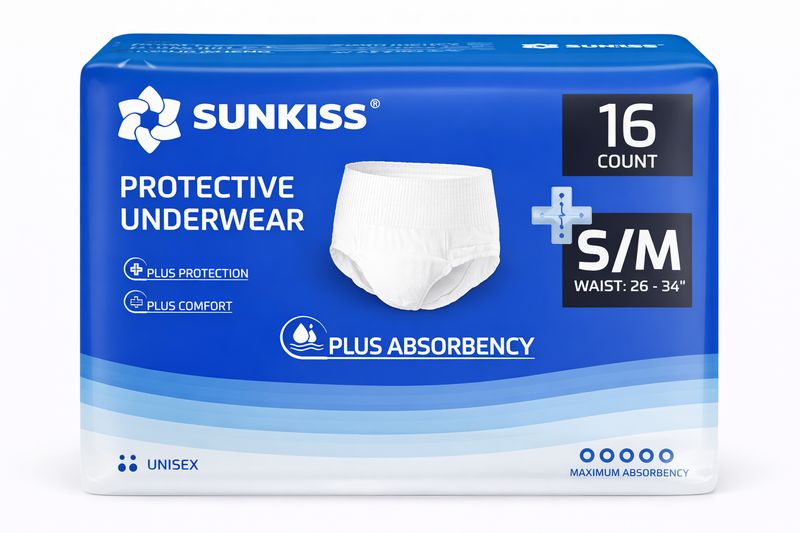 Unisex Protective Underwear Pull-up - SMALL/MEDIUM