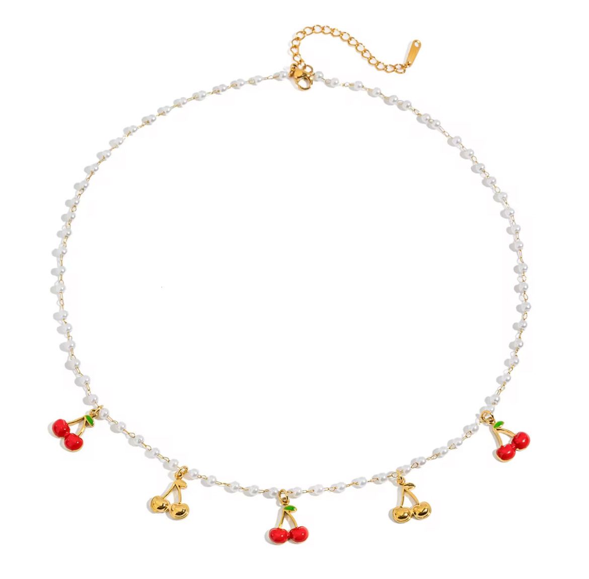 Cherry Pearl Dream Necklace