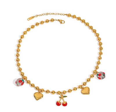 Sweetheart Cherry Pop Necklace