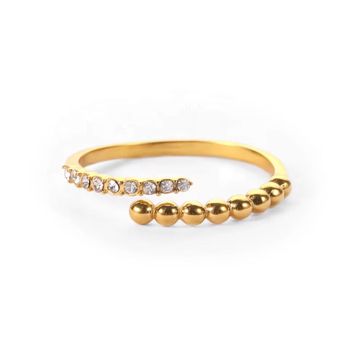 Rayito Dual Texture Adjustable Ring