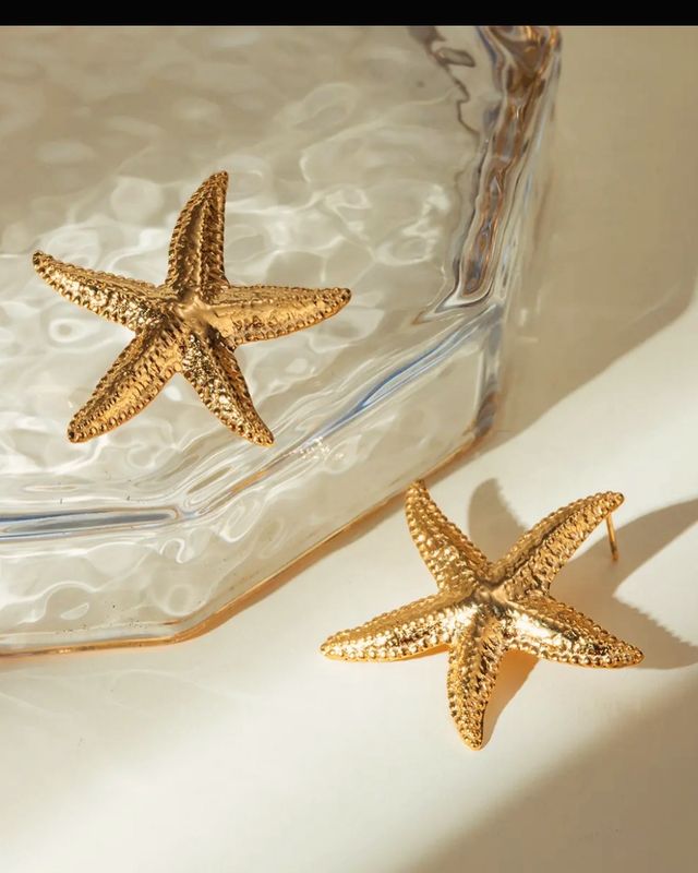 Sea Siren Starfish Earrings