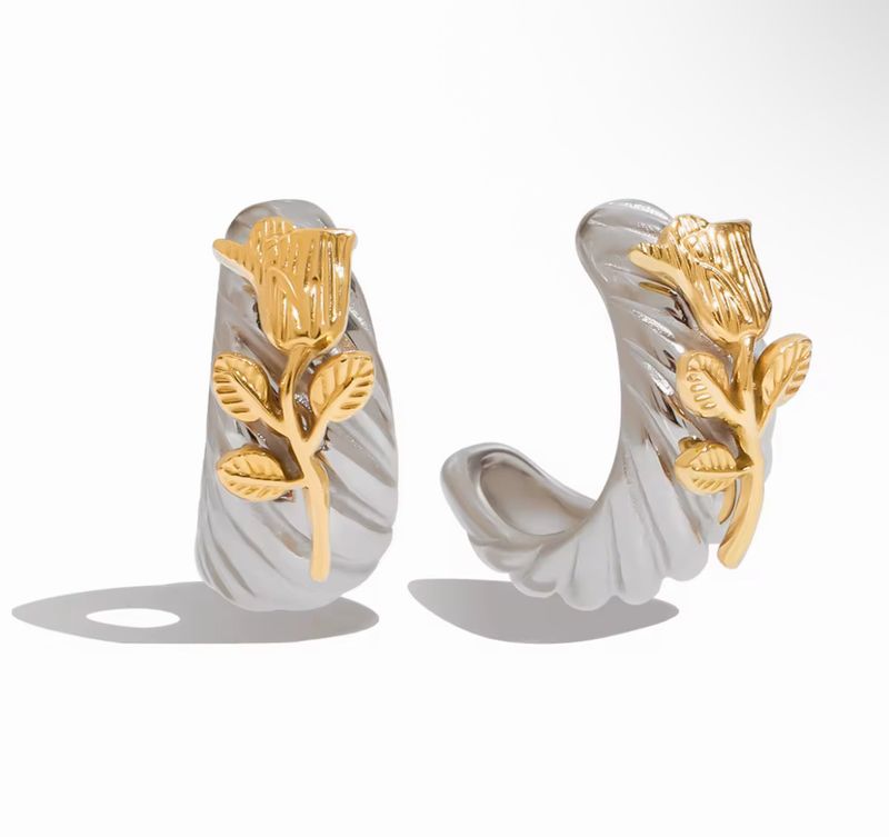 Rosa Dorada Hoops